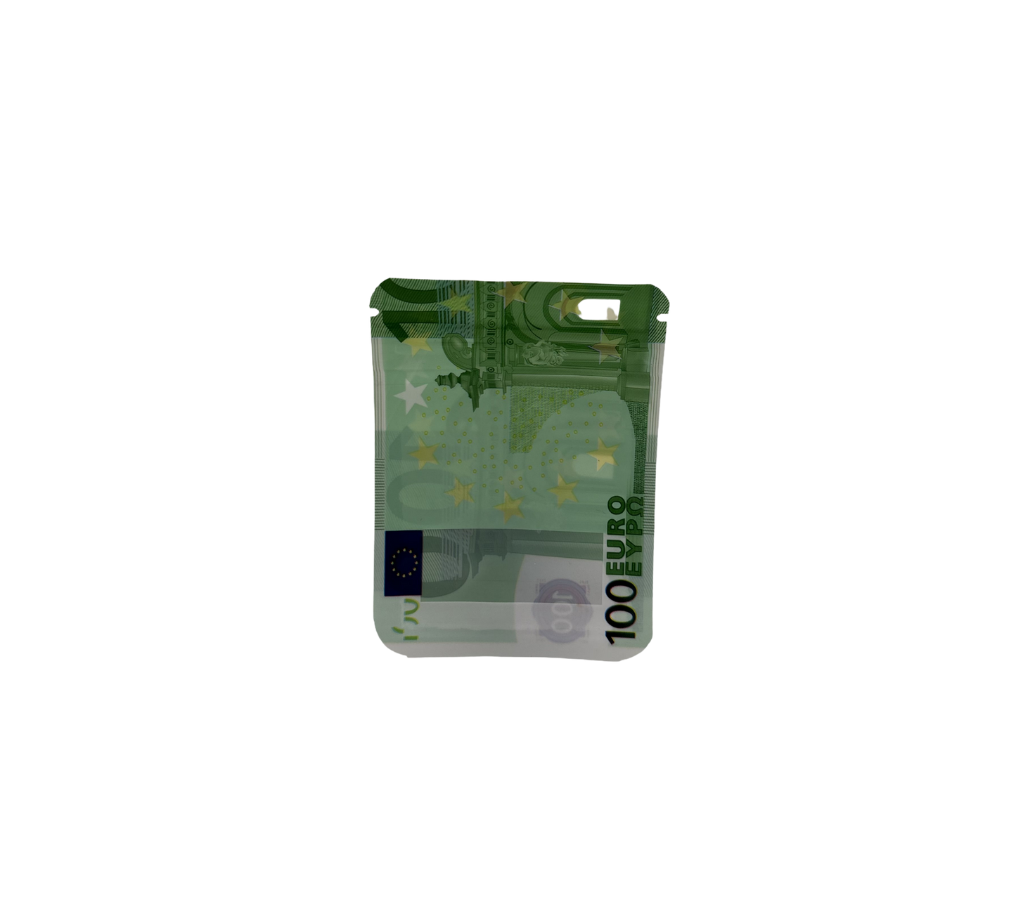 10x leere PE-Verpackungen – 100-Euro-Design