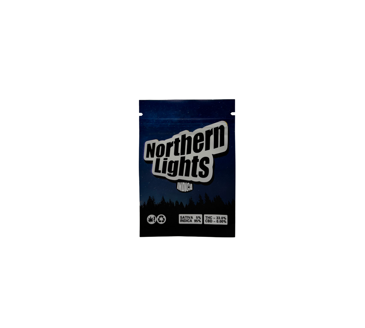 10x Northern Lights - leere PE Verpackungen