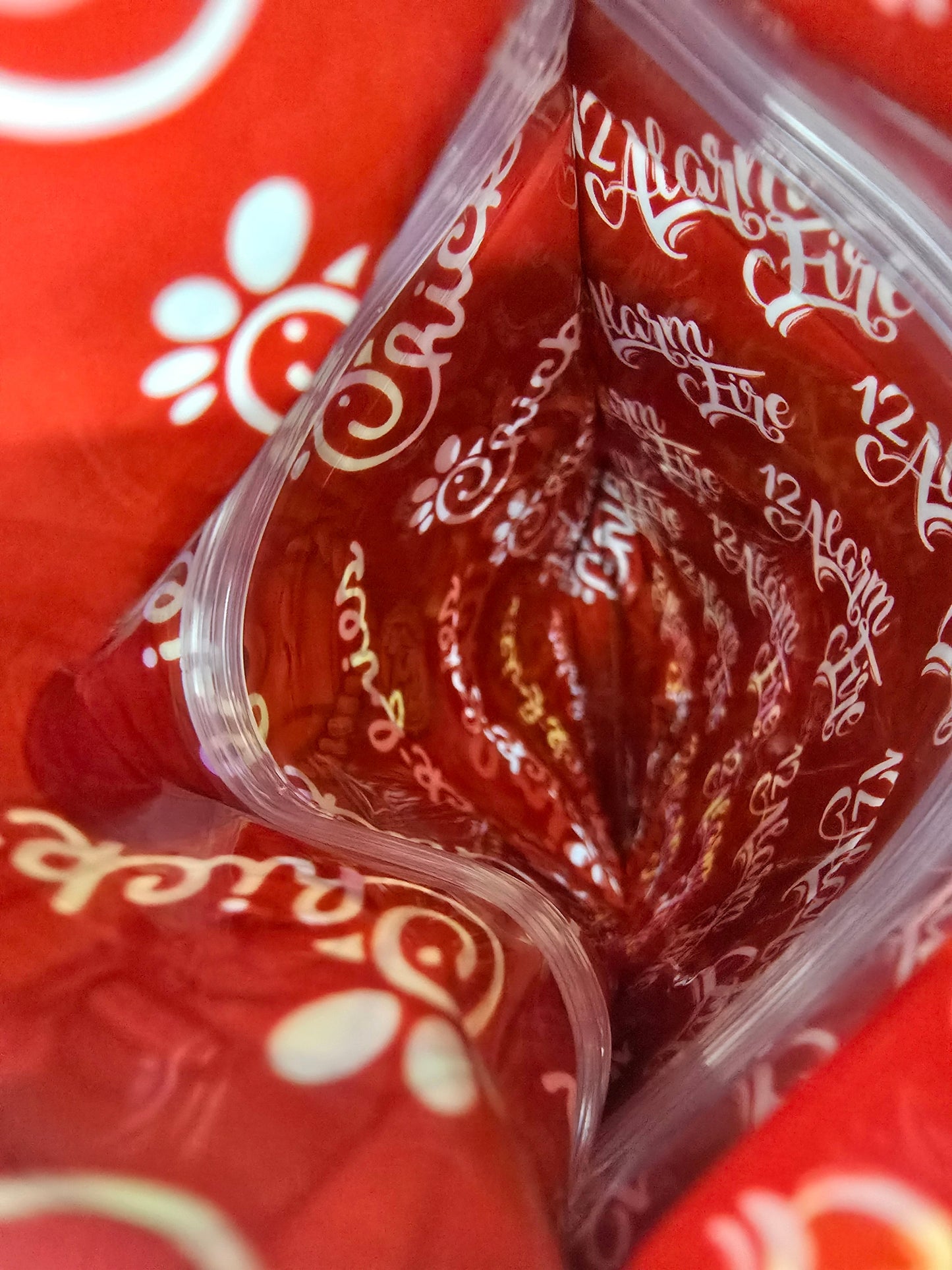10x Chick-Fries - leere PE Verpackungen Shape