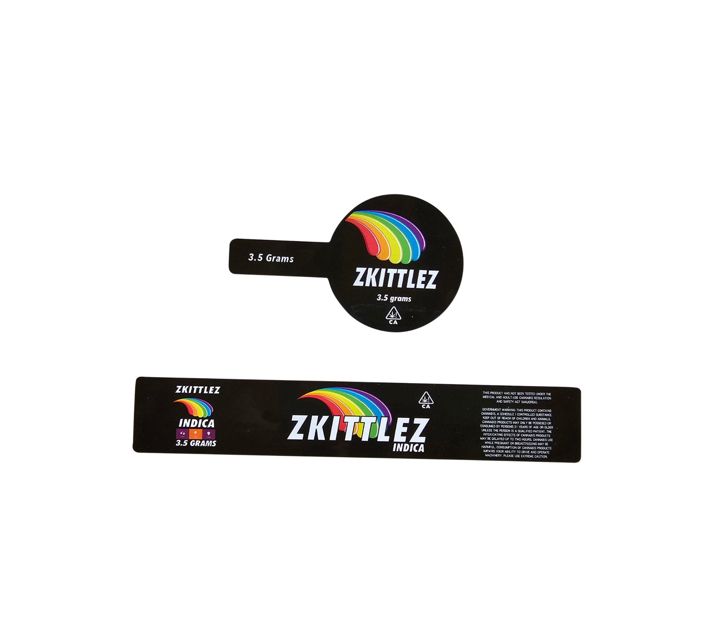 10x Zkittle Aufkleber / Sticker für Jar´s