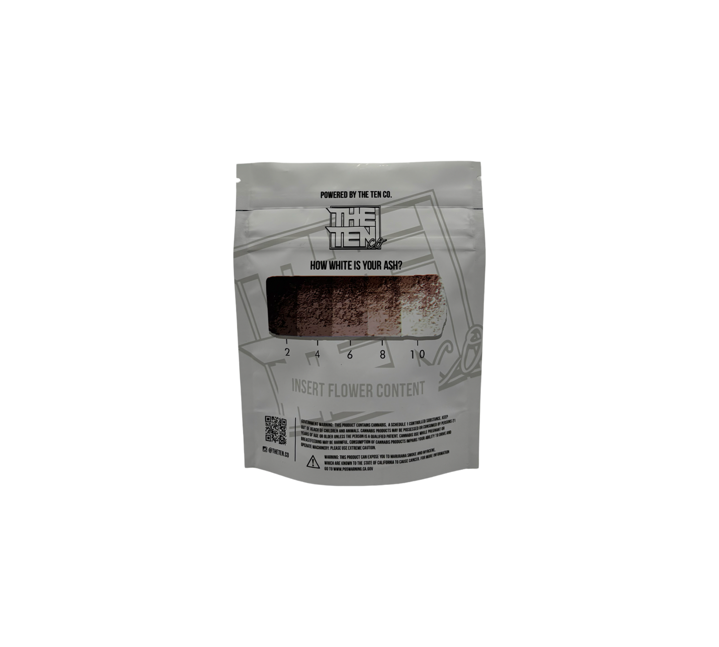 10x The Ten White Co - leere PE Verpackungen