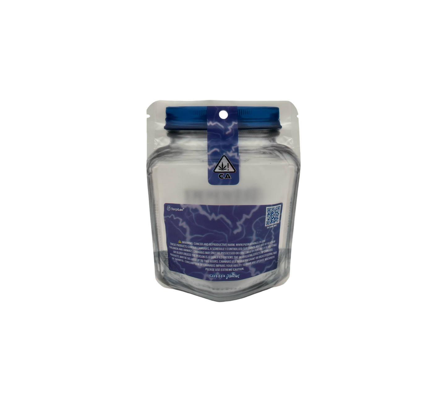 10x Blue Sap - leere PE Verpackungen