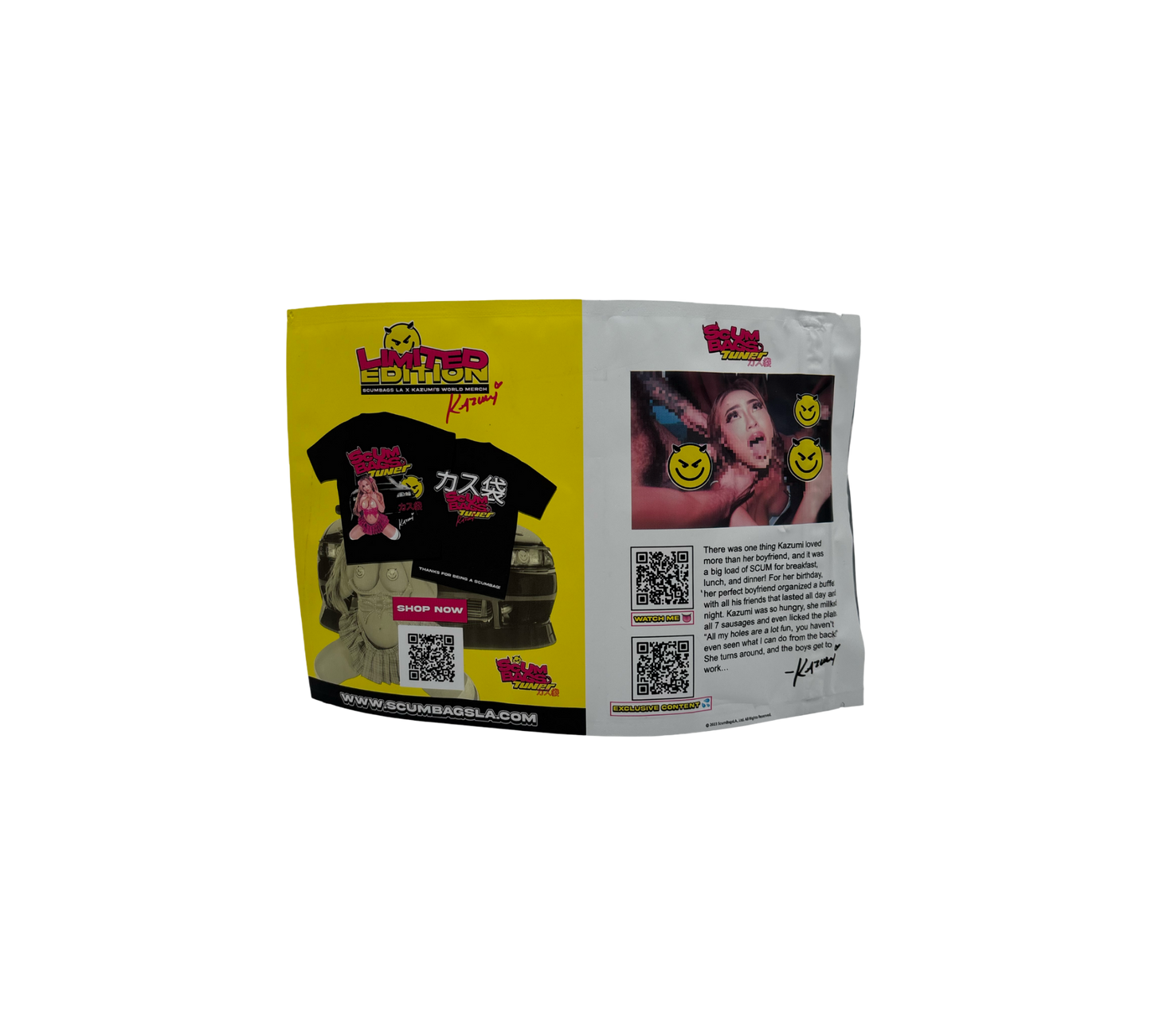 10x Scum Bag - leere PE Verpackungen