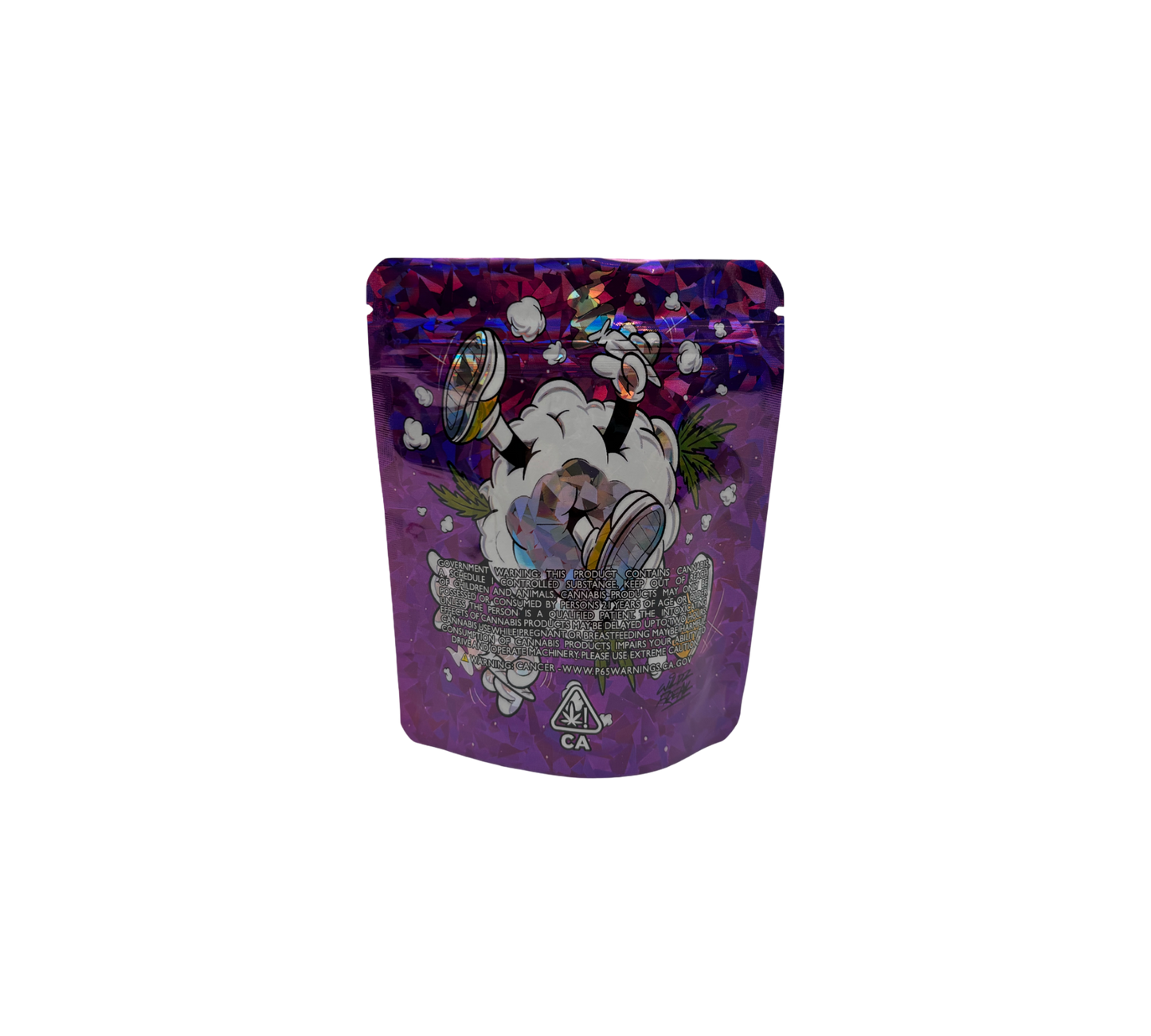 10x Purple Trupple - leere PE Verpackungen