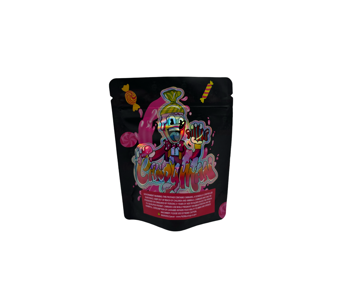 10x Candyman Exotics - leere PE Verpackungen