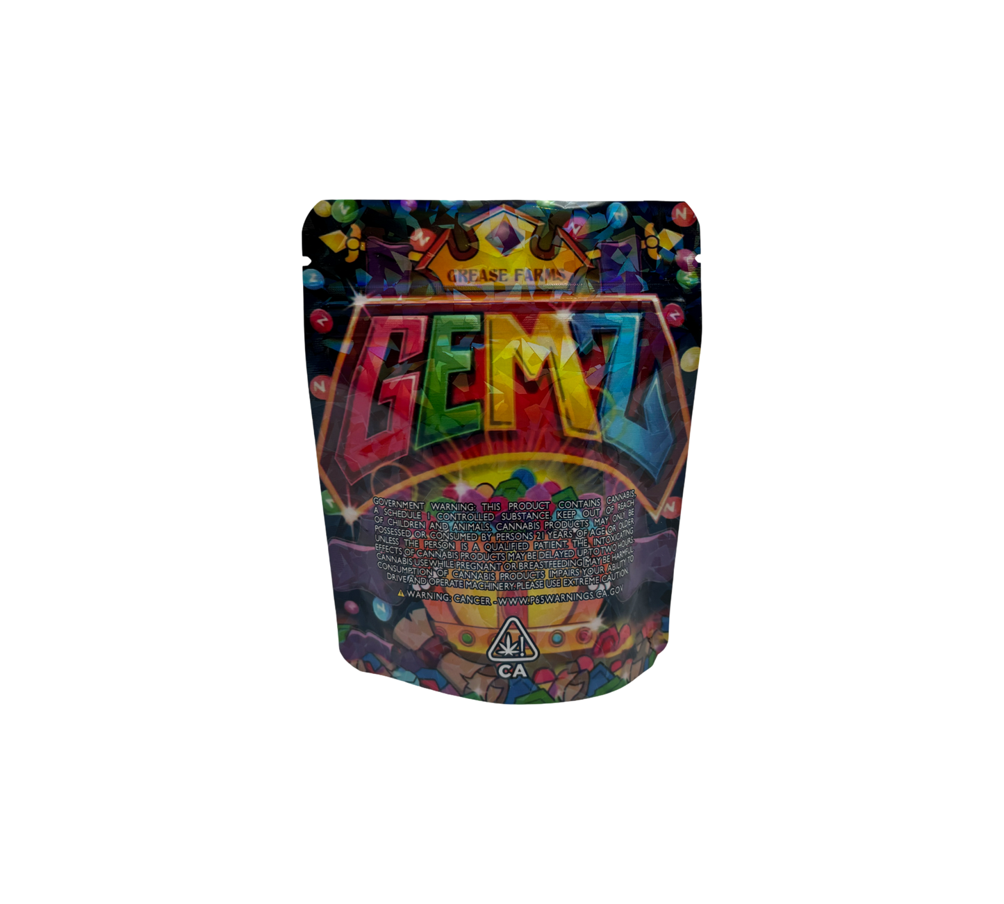 10x Gemz - leere PE Verpackungen