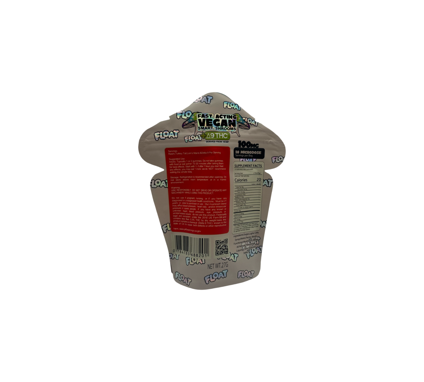 10x Float - leere PE Verpackungen Shape