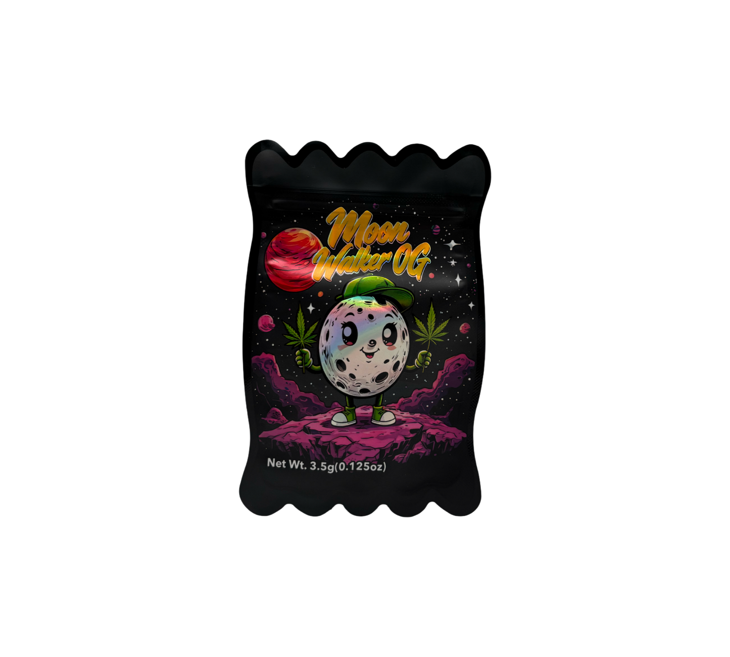 10x Moon Walker - leere PE Verpackungen Shape