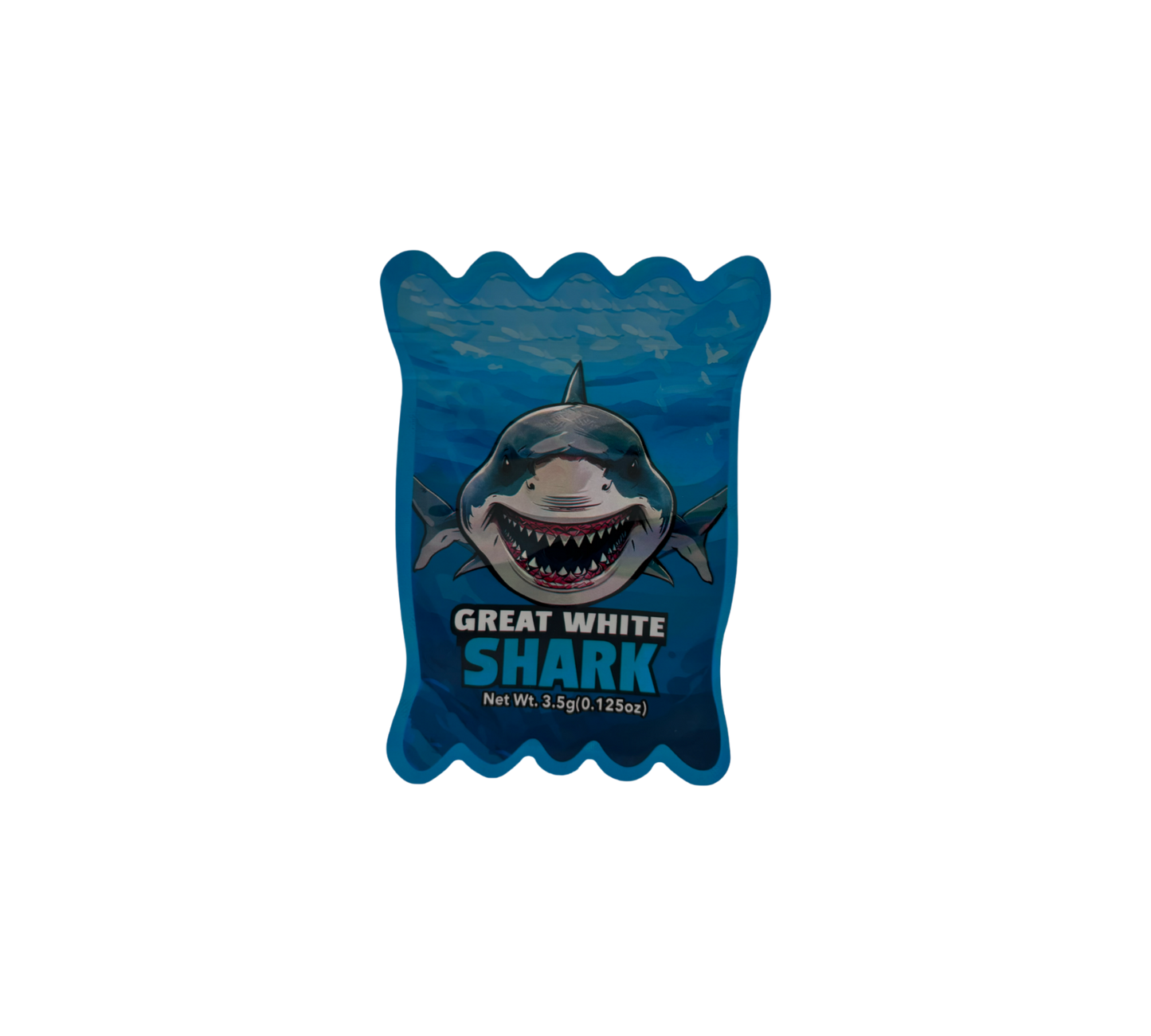 10x Great White Shark - leere PE Verpackungen Shape