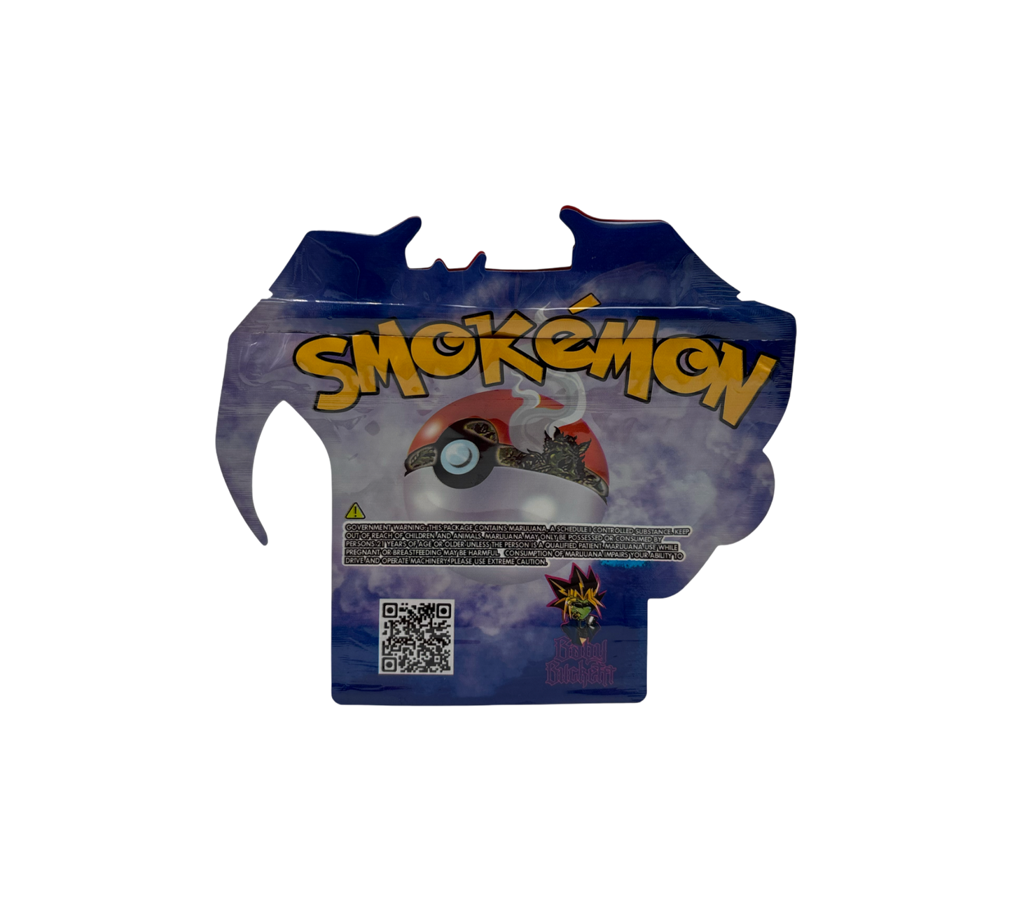 10x Red Smokemon - leere PE Verpackungen Shape