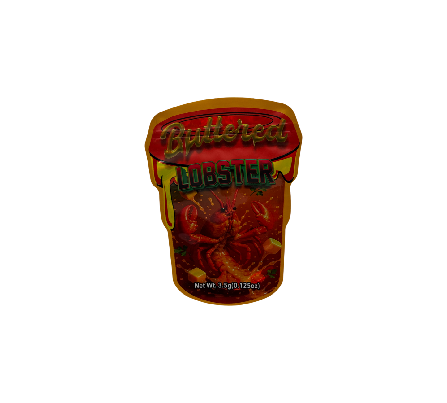 10x Lobster - leere PE Verpackungen Shape