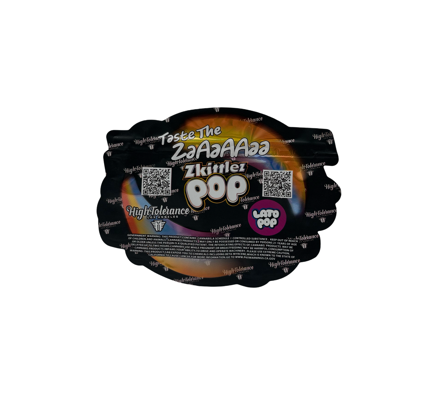 10x Zkittle Pop - leere PE Verpackungen Shape