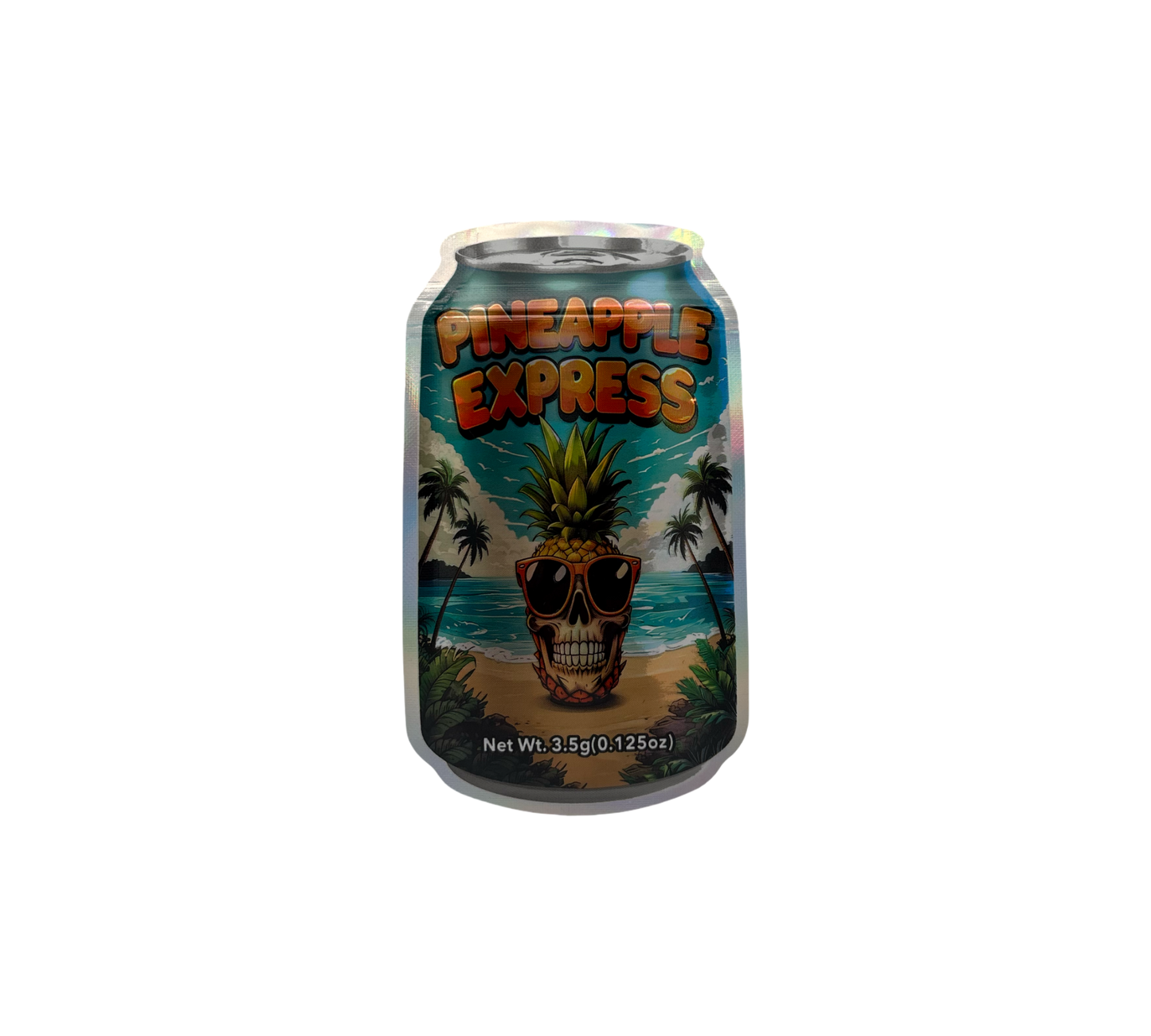10x Pineapple Express - leere PE Verpackungen Shape