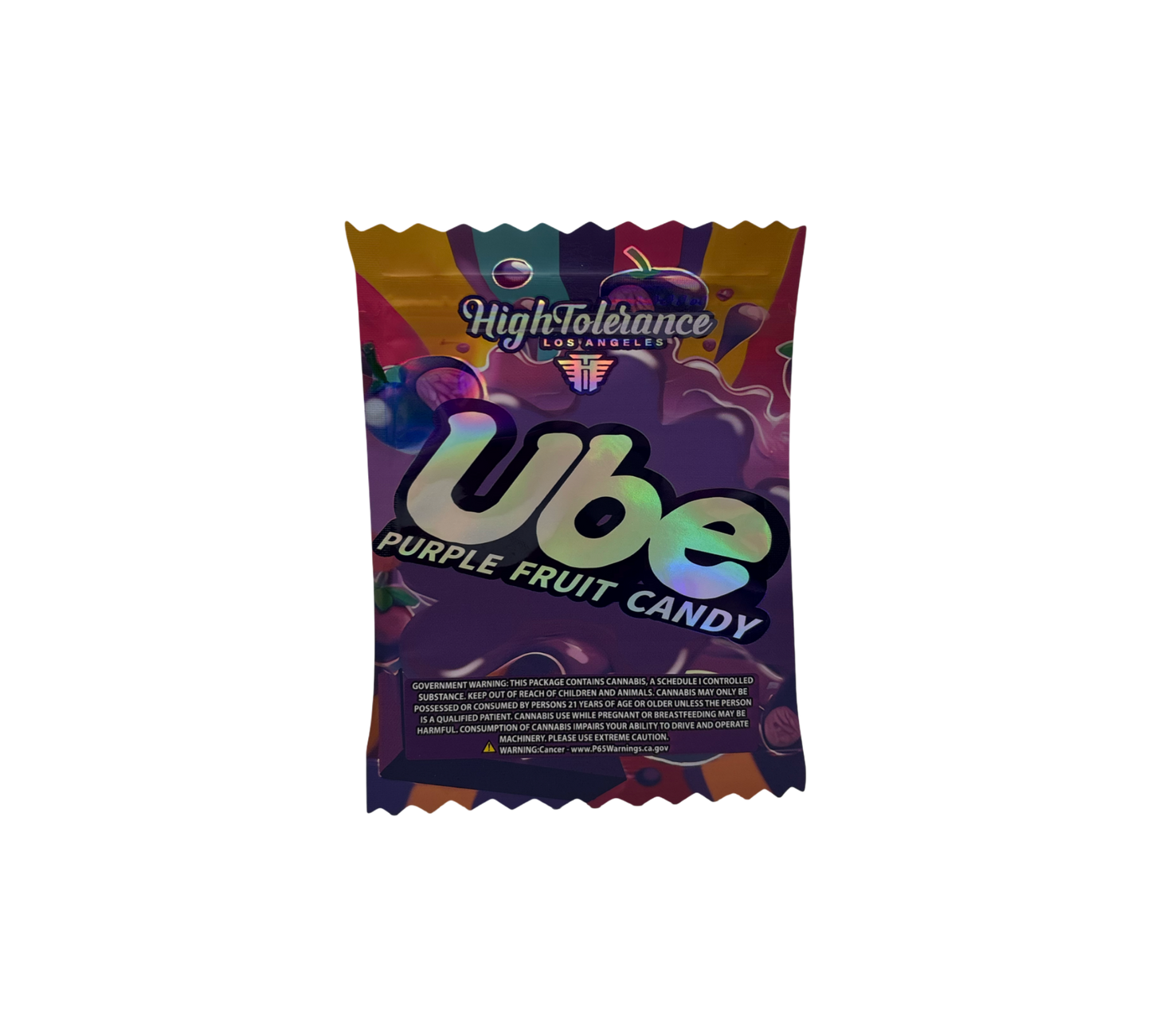 10x Purple Candy - leere PE Verpackungen Shape
