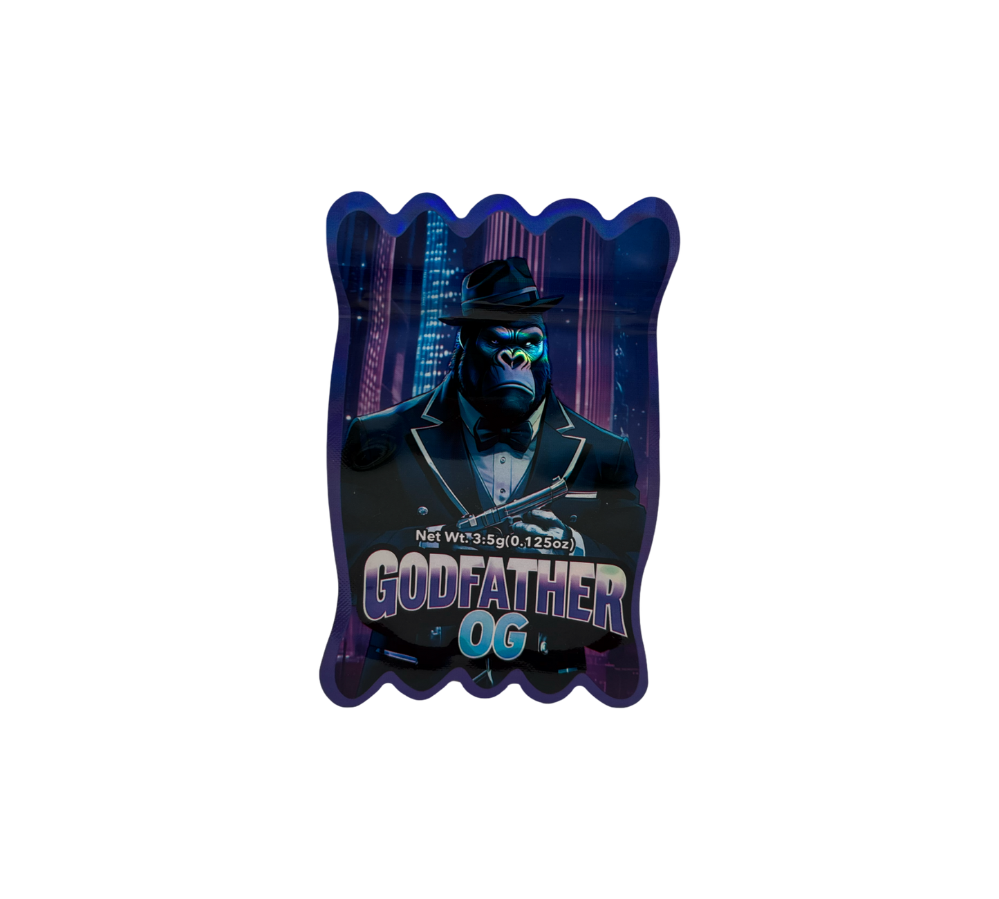 10x Godfather OG - leere PE Verpackungen Shape