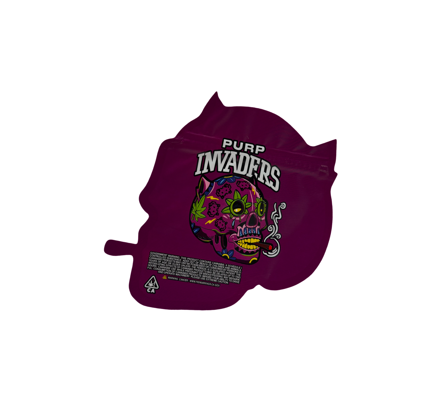 10x Purp Invader - leere PE Verpackungen Shape