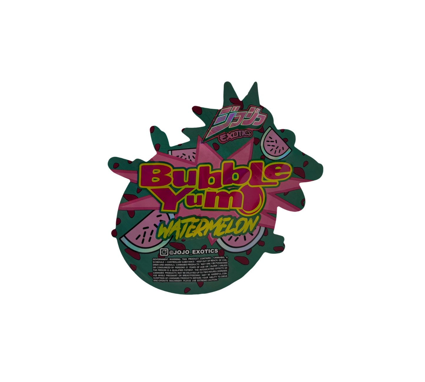 10x Bubble Yum - leere PE Verpackungen Shape