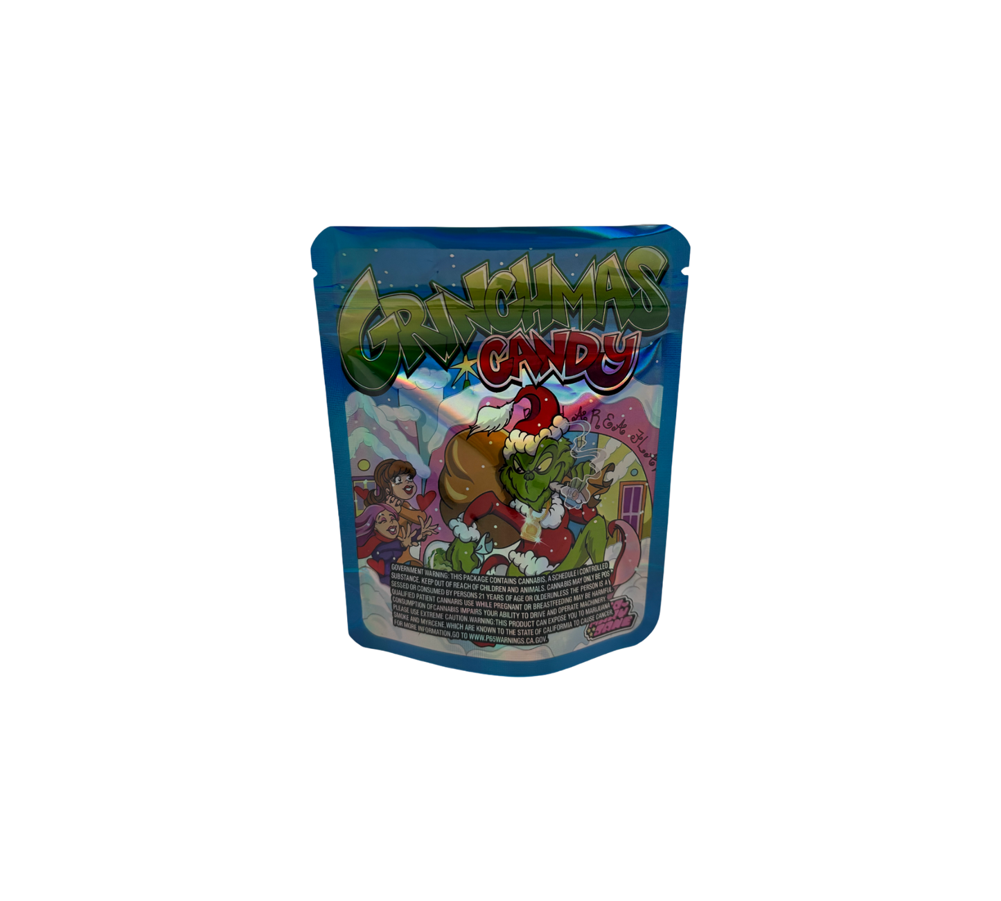 10x Grinchmas - leere PE Verpackungen