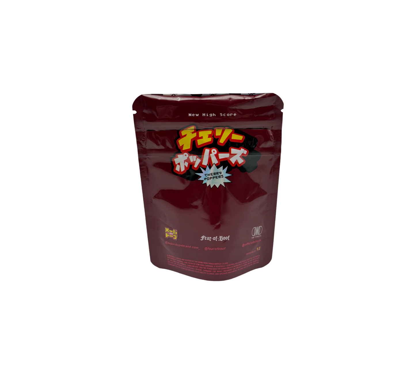 10x Cherry Popperz - leere PE Verpackungen
