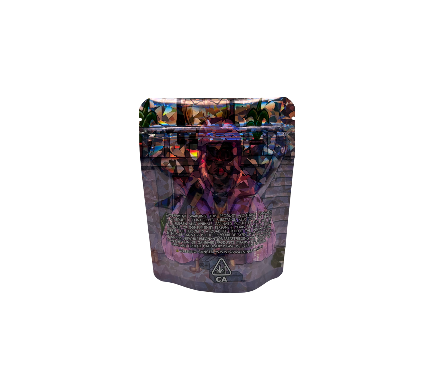 10x Purple Boss - leere PE Verpackungen
