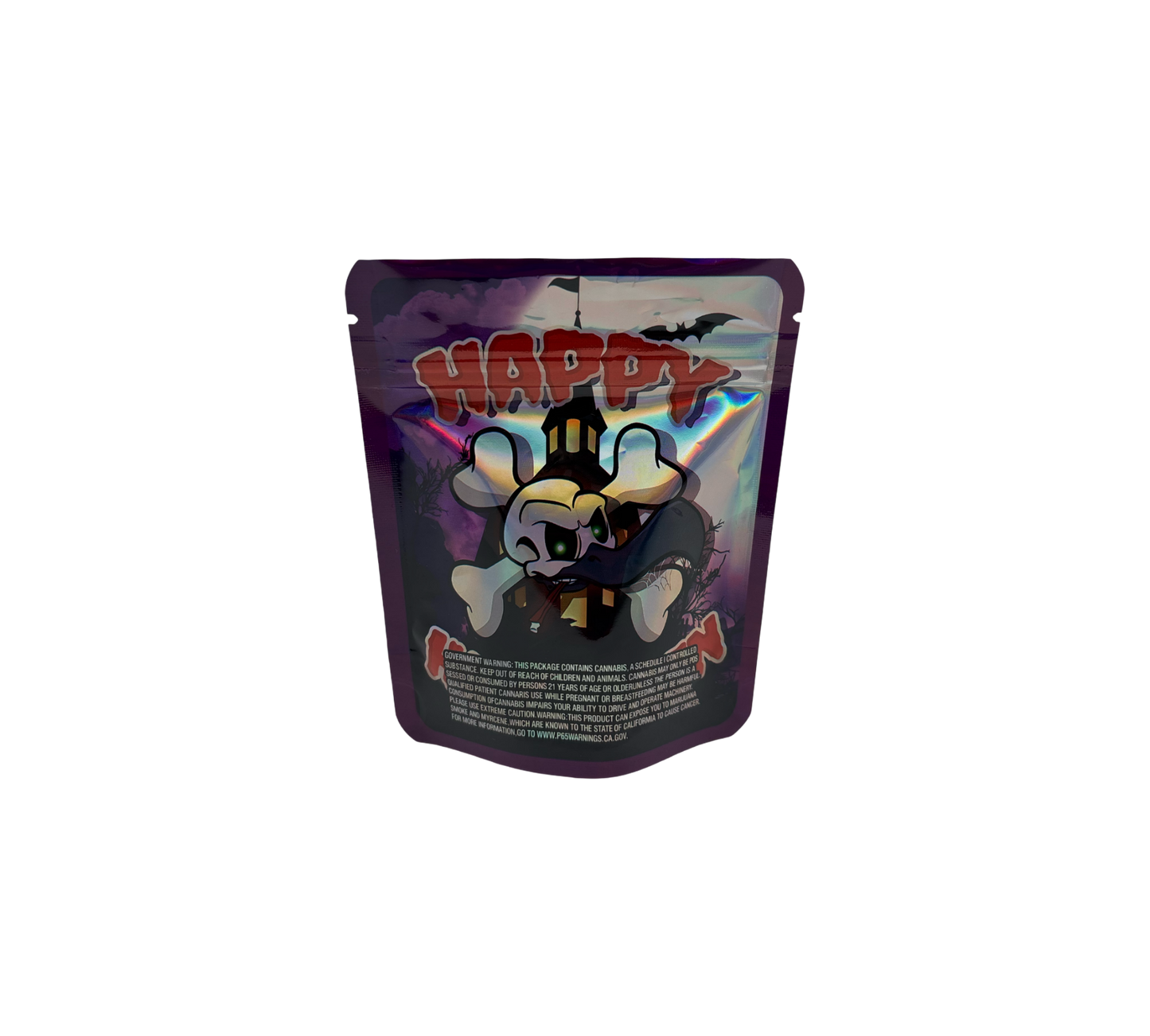 10x Happy Halloween - leere PE Verpackungen