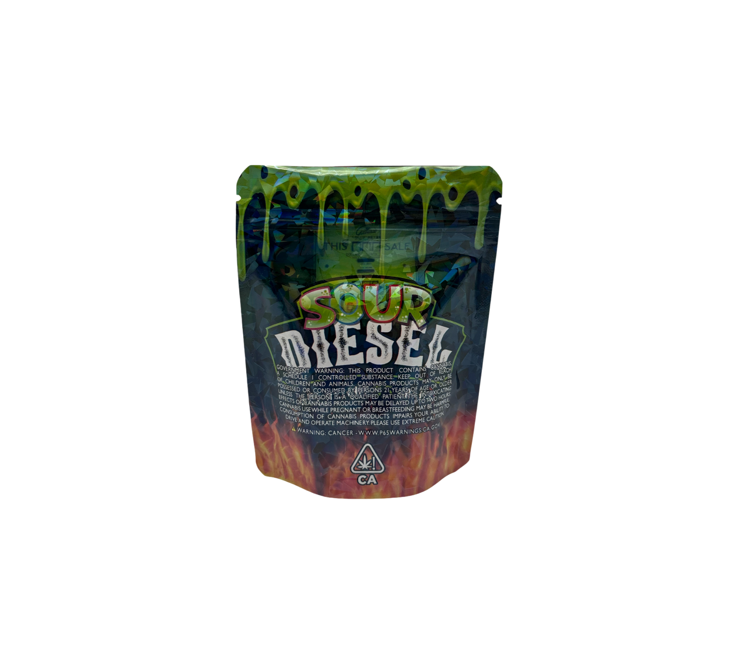 10x Sour - leere PE Verpackungen