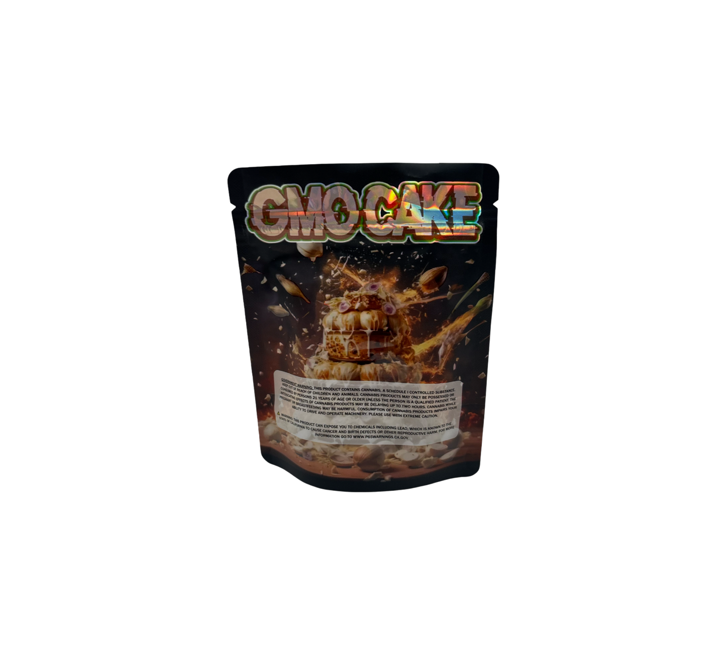 10x GMO Cake - leere PE Verpackungen