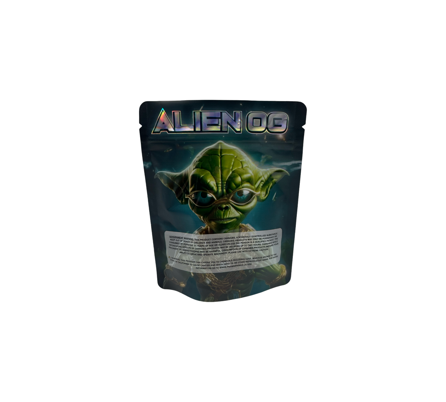 10x Alien OG- leere PE Verpackungen
