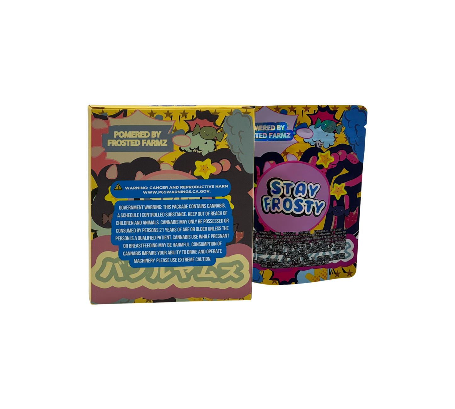 1x Bubble Yumz - Box & Pack im Set - leer
