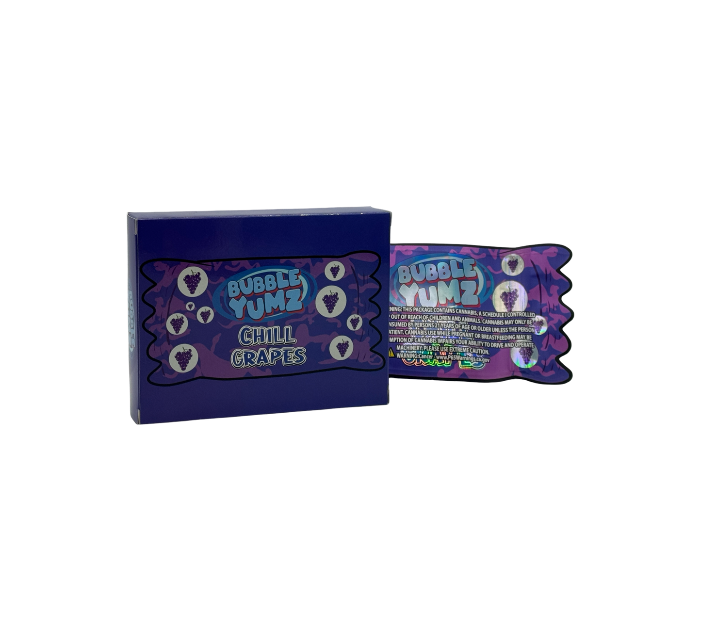 1x Chill Grapes - Box & Pack im Set - leer