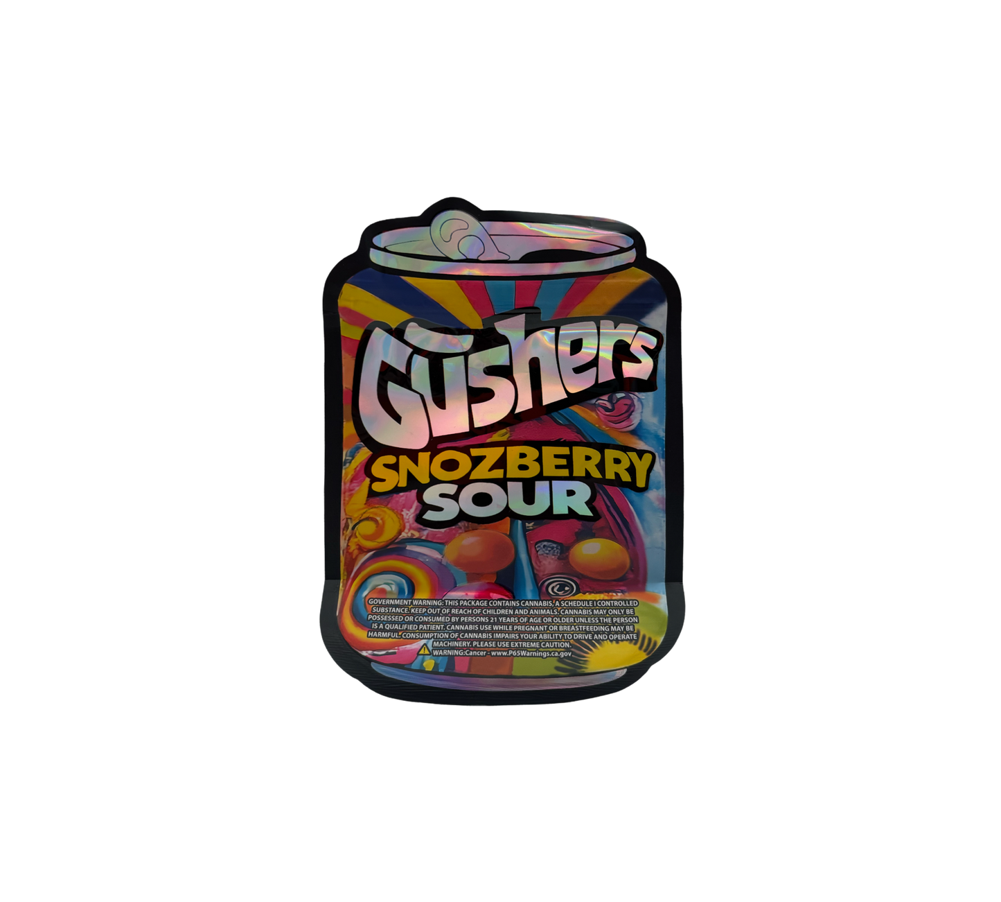 10x Gushers Berry - leere PE Verpackungen Shape