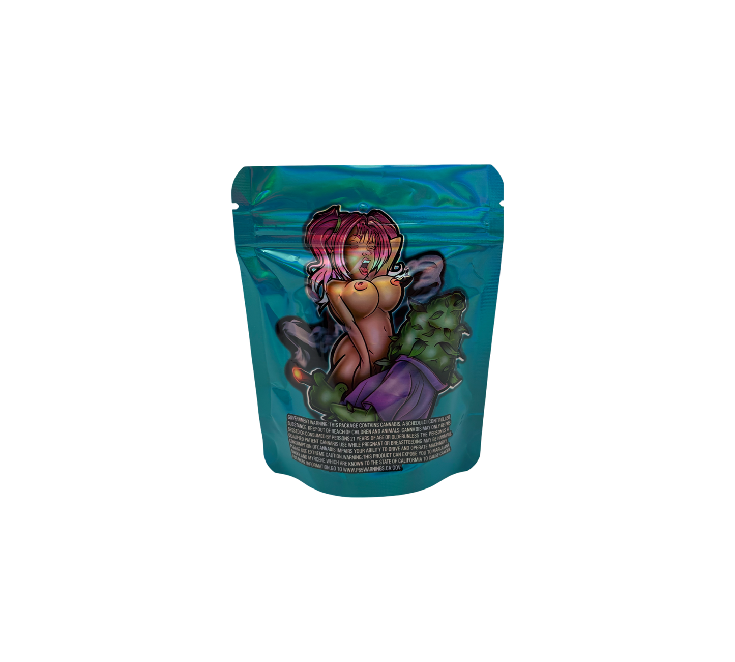 10x Green Poppy - leere PE Verpackungen