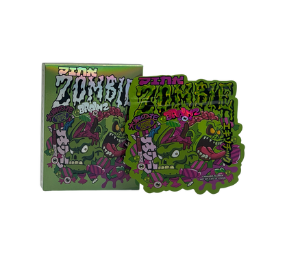 1x Zombie Brain - Box & Pack im Set - leer