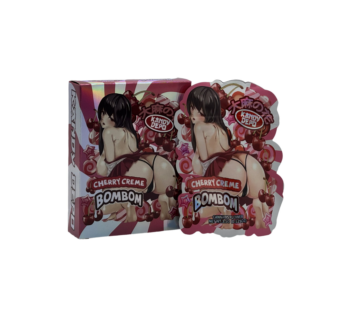 1x Cherry Creme - Box & Pack im Set - leer