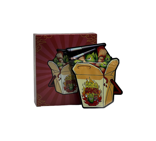 1x Spicy Ramens - Box & Pack im Set - leer