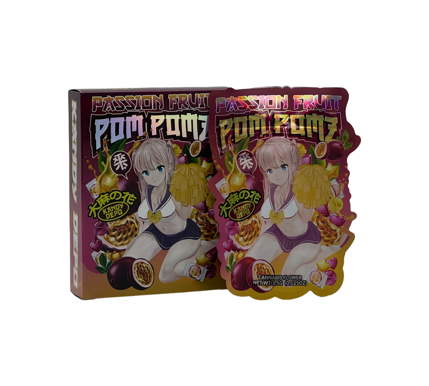 1x Passion Fruit- Box & Pack im Set - leer