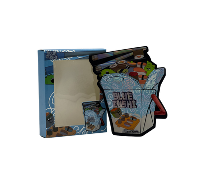 1x Blue Zushi - Box & Pack im Set - leer