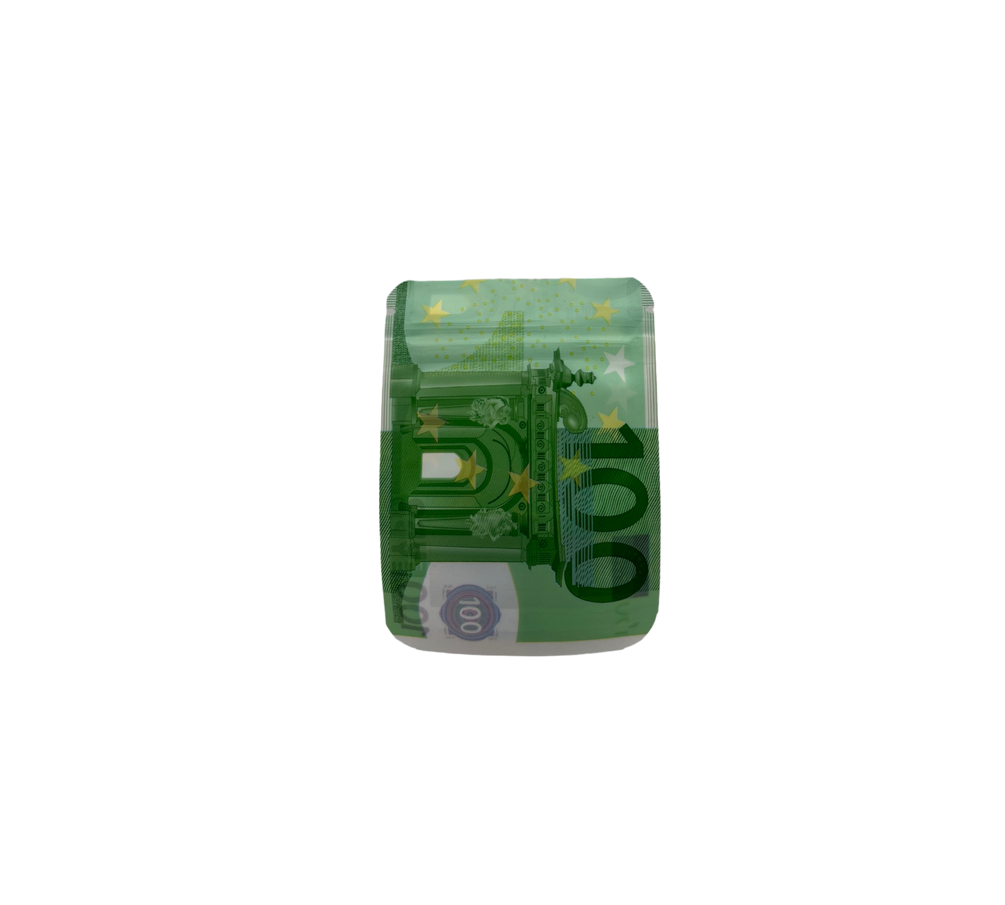 10x leere PE-Verpackungen – 100-Euro-Design