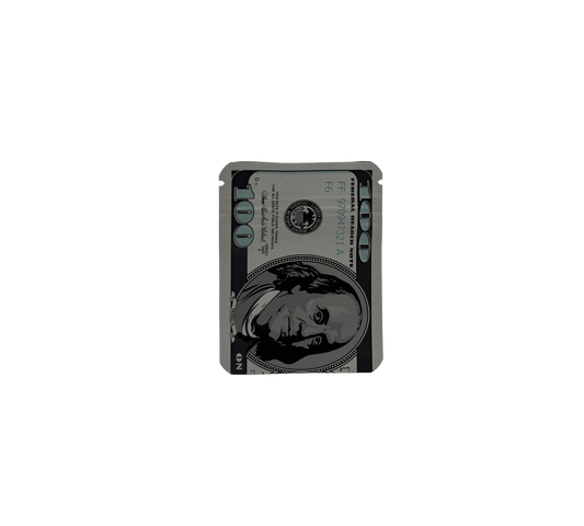 10x leere PE-Verpackungen – 100-Dollar-Design