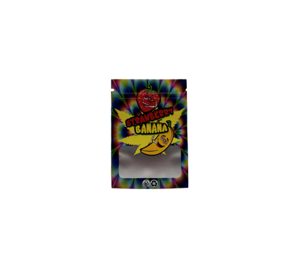 10x Strawberry Banana - leere PE Verpackungen