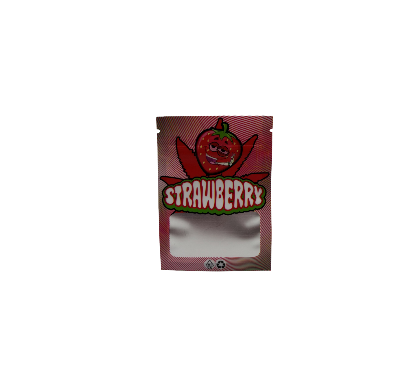 10x Strawberry - leere PE Verpackungen