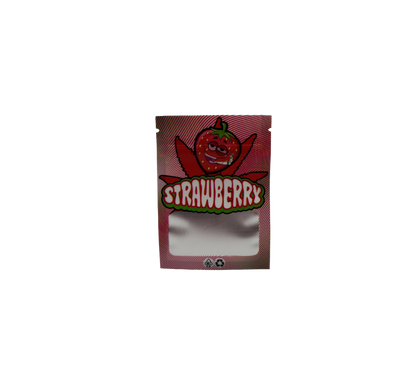 10x Strawberry - leere PE Verpackungen