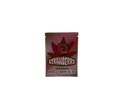 10x Strawberry - leere PE Verpackungen