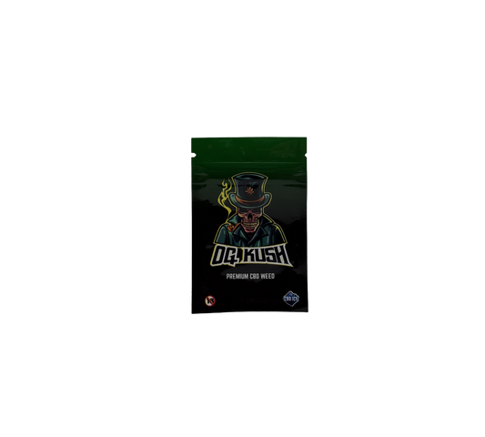 10x OG Kush – leere PE Verpackungen