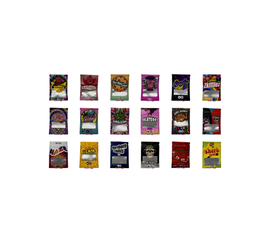 100x Mix Pack´s 1,0 - leere PE Verpackungen