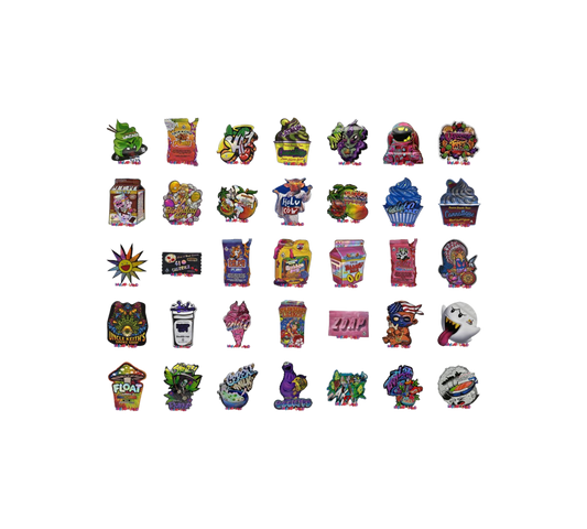 100x Mix Shape Pack´s 3,5 - leere PE Verpackungen