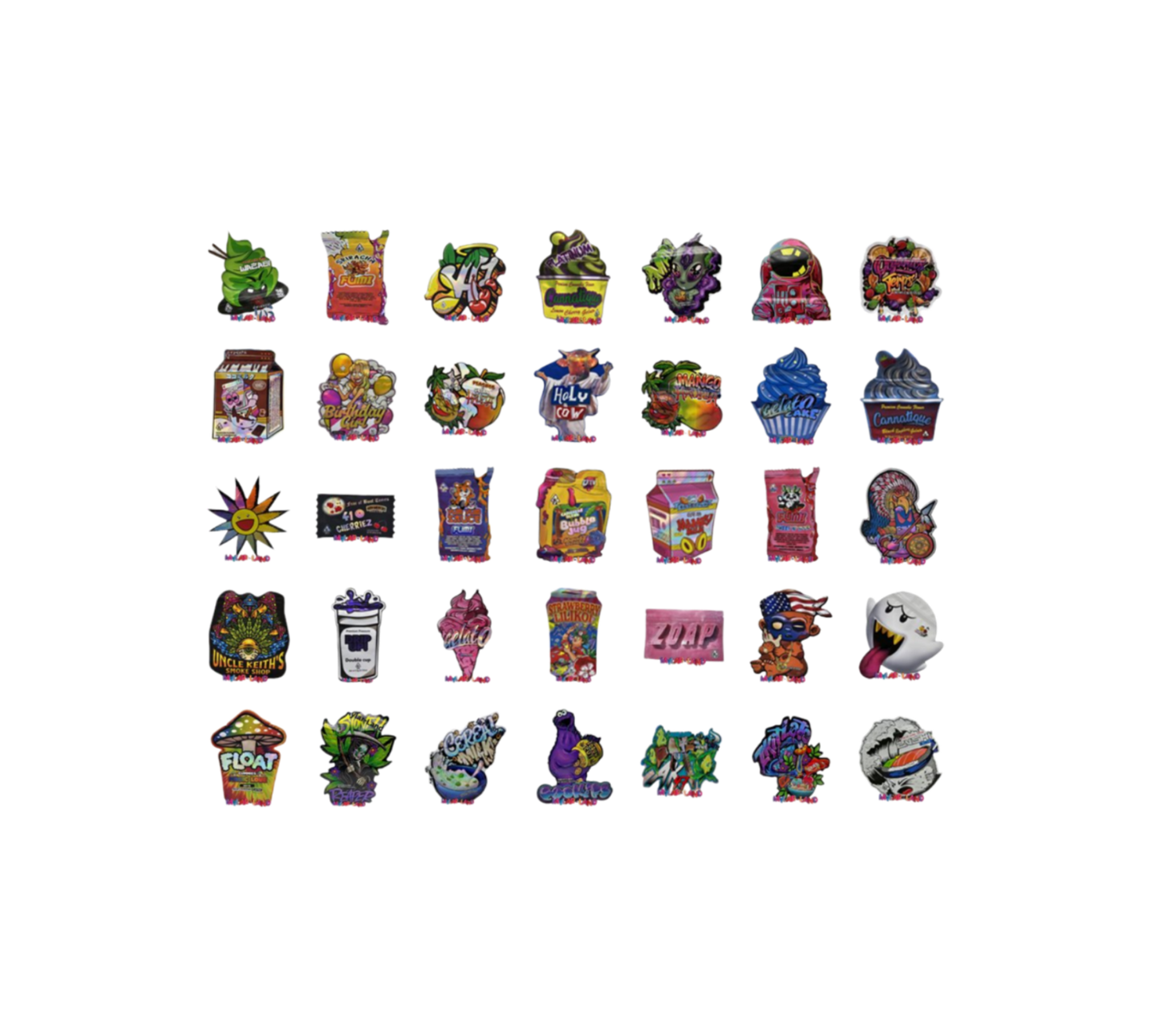 25x Mix UltraShape Pack´s 3,5 - leere PE Verpackungen