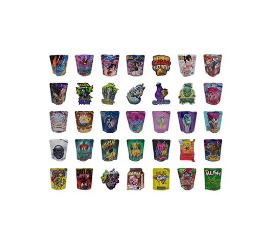 50x Mix Ultra Pack´s / Shape 3,5 - leere PE Verpackungen