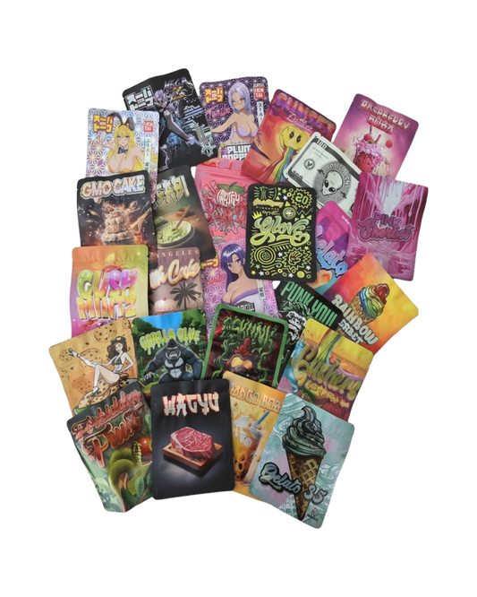 1000x Holo-Mega-Mix- Pack´s 3,5 - leere PE Verpackungen