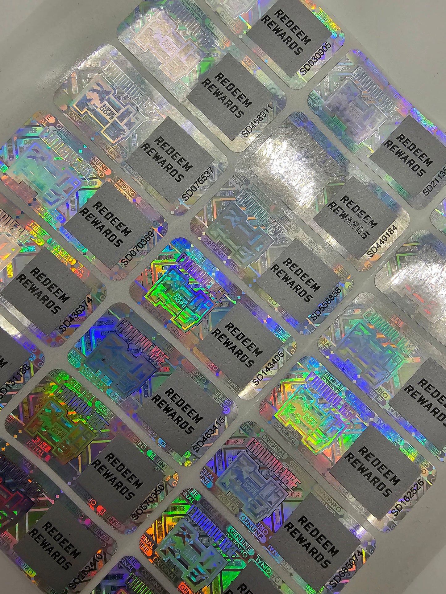 3D Super Dope Redeem Sticker für Pack´s 21 Stück
